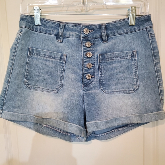 Rewash Pants - Button Fly Stretch Shorts*